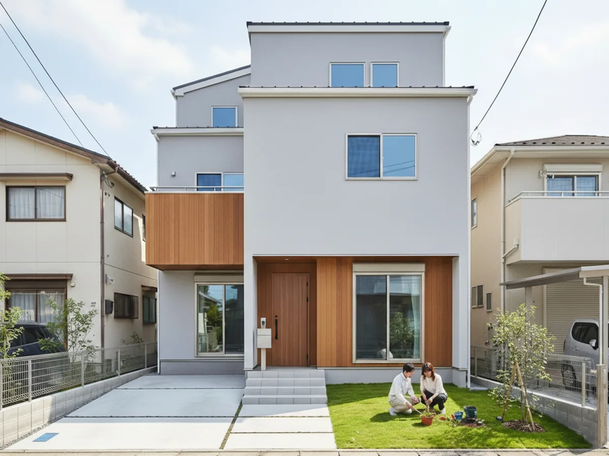 30坪・40坪前後の土地の住宅のイメージ