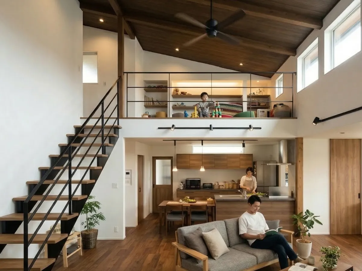 ロフトタイプのスキップフロアイメージ