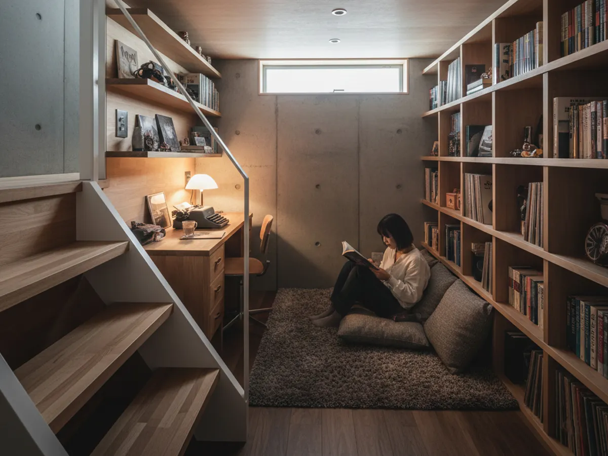 半地下タイプのスキップフロアイメージ