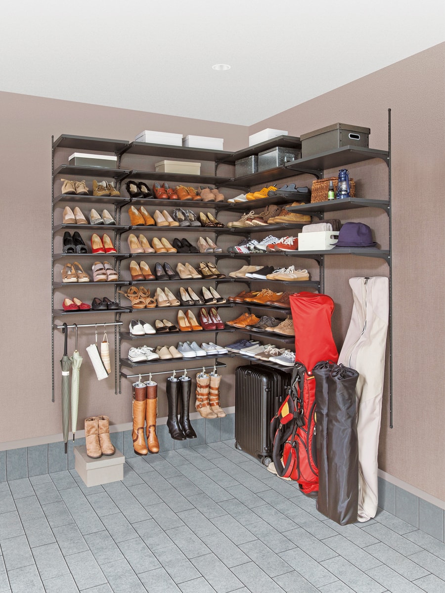 シューズクロークの導入は間取りが命 あなたに合ったタイプはどれ 収納デザインソムリエ 南海プライウッド株式会社