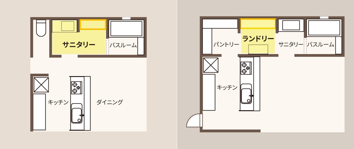 下着類の収納場所はサニタリールームやランドリールームが理想的